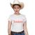 Camisa Boiadera Camiseta Rodeio Country Blusa Feminina Agronomia Bruta Branco