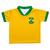 Camisa Brasil Bebê Recem Nascido Copa Roupinha Torcidababy Amarelo
