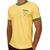 Camisa Brasil Nações Algodão Amarela - Masculino Amarelo