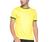 Camisa Camiseta Baby Look Blusa T-shirt Unissex Masculina Feminina Slim Básica 100% Algodão Fio 30.1 Camiseta amarela com verde