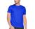 Camisa Camiseta Baby Look Blusa T-shirt Unissex Masculina Feminina Slim Básica 100% Algodão Fio 30.1 Camiseta azul royal