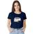 Camisa Camiseta BabyLook Feminina T-shirt 100% Algodão Reliquia Kombi Colecionador 45 azul