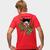 Camisa Camiseta Genuine Grit Masculina Estampada Algodão 30.1 Dragon Ball Goku e Shenlong Vermelho