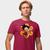 Camisa Camiseta Genuine Grit Masculina Estampada Algodão 30.1 Dragon Ball GT Goku e Esferas do Dragão Vinho