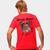 Camisa Camiseta Genuine Grit Masculina Estampada Algodão 30.1 Dream Maker Vermelho