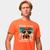 Camisa Camiseta Genuine Grit Masculina Estampada Algodão 30.1 Guess What Chicken Butt Laranja