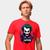 Camisa Camiseta Genuine Grit Masculina Estampada Algodão 30.1 Joker Vermelho