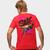Camisa Camiseta Genuine Grit Masculina Estampada Algodão 30.1 Self Control Vermelho