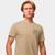 Camisa Camiseta Genuine Grit Masculina Estampada Algodão 30.1 Smile Bege