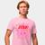 Camisa Camiseta Genuine Grit Masculina Estampada Algodão 30.1 You Are Beautiful Star Rosa claro