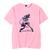 Camisa Camiseta Unissex Jogo LOL JINX League of Legends Arcane Rosa bebê