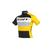 Camisa ciclismo Elite Pro Racing ERT Vanert slim fit unissex Preto, Amarelo