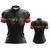 Camisa Ciclismo Feminina Bicicletinha Manga Curta Tecido Dry Fit ultra respiravel Preto