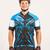 Camisa Ciclista Poker Sidewind Manga Curta Celeste, Preto