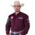 Camisa Country Radade Manga Longa Rodeio Cowboy Masculina Vinho