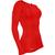 Camisa de compressão térmica feminina United Rash Guard tecnologia Fast Dry T FPS 50+ Vermelho