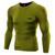 Camisa de compressão térmica United Pro Proteção Solar FPU50 Manga Longa Rash Guard Verde escuro