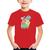 Camisa Desenho Bob Calça Quadrada Esponja 100% Algodão Kids Vermelho