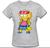 Camisa Feminina Baby Look Lisa Simpson 100% Algodão Cinza