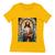 Camisa Feminina Standard Vitral de Jesus Amarelo