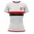 Camisa Flamengo Feminina Oficial Approval Babylook Blusinha Branco