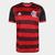 Camisa Flamengo I 22/23 s/n Torcedor Adidas Masculina Vermelho, Preto