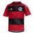 Camisa Flamengo Infantil I 23/24 s/n Torcedor Adidas Masculina Vermelho, Preto