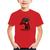 Camisa Game Serie Skibidi Toilet Survival Titan 100% Algodão Vermelho