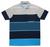 Camisa Gola Polo Masculina Listrada C/ Bolso Blusa Plus Size Azul