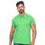 Camisa Gola Polo Masculina Piquet Lisa Slim Manga Curta Verde