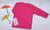 Camisa infantil com proteção Uv 50 moda praia e piscina Rosa