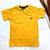 Camisa Infantil Kids Basica Gola Careca Color Amarelo