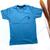 Camisa Infantil Kids Basica Gola Careca Color Azul grisalho