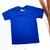 Camisa Infantil Kids Basica Gola Careca Color Azul
