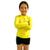 Camisa Infantil Menino Com Proteção Fator 50+ Para Praia e Piscina Amarelo
