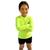 Camisa Infantil Menino Com Proteção Fator 50+ Para Praia e Piscina Verde neon