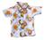 Camisa Infantil Temática Rei Leão Baby Bebe e Gravata Branco