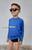 Camisa infantil Térmica/Proteção UV fator 50/Proteção/Praia/Parque Azul
