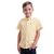 Camisa Infantil TXC Original Custom Manga Curta Xadrez Amarelo Com Bordado Da Marca Ref:2699CI Amarelo