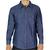 Camisa Jeans Masculina Manga Longa Azul