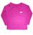 Camisa manga longa de proteção UV infantil Rosa escuro