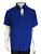 Camisa Masculina 1600 manga curta, microfibra, passa fácil com bolso modelagem tradicional Azul 24