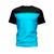 Camisa Masculina Academia Proteção Solar Blusa Dry Fit Sport Azul médio