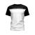 Camisa Masculina Academia Proteção Solar Blusa Dry Fit Sport Branco