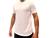 Camisa Masculina Blusa Dry Fit Esportiva Camiseta Leve Para Academia Caminhada Corrida Seca Rápido Branco