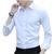 Camisa masculina Branca Social manga Longa Luxo Slim Branco