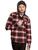 Camisa Masculina Flanelada Xadrez Gangster Vermelho