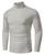 Camisa masculina gola alta/segunda pele/com proteção uv fator 50 Branco