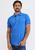 Camisa Masculina Gola Polo Lisa confortável Camiseta Diversas cores  P002 Azul