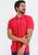 Camisa Masculina Gola Polo Lisa confortável Camiseta Diversas cores  P002 Vermelho